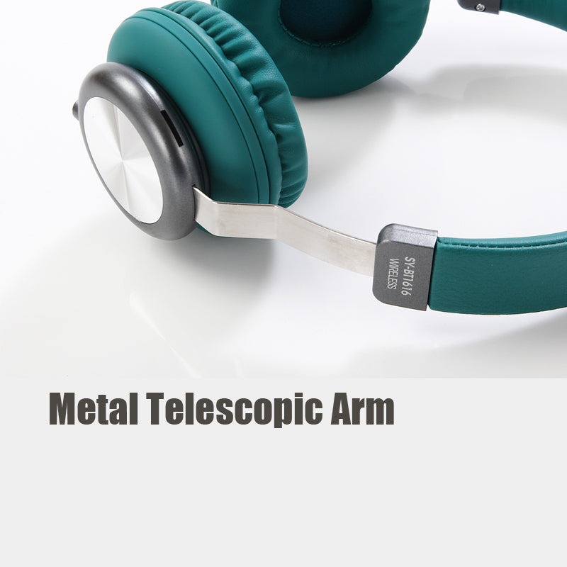BT1616 HiFi Stereo Wireless Bluetooth Over-ear Headset Noise Cancelling Music Gaming Headphone BT1616 HiFi Stereo Wireless Bluetooth Over-ear Headset Noise Cancelling Music Gaming Headphone